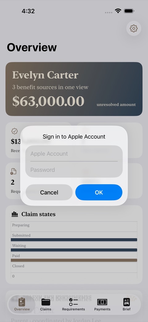 AfterClaim screenshot 1