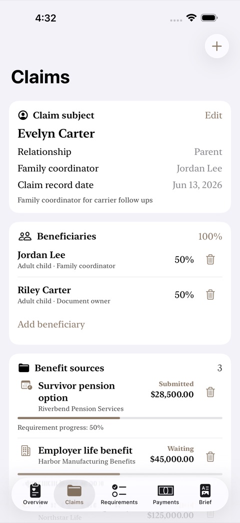 AfterClaim screenshot 2