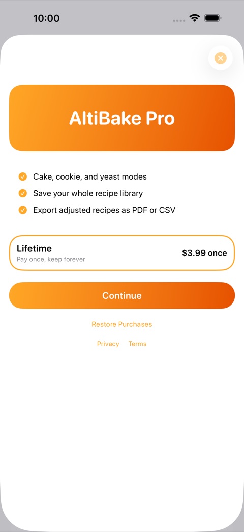 AltiBake screenshot 4