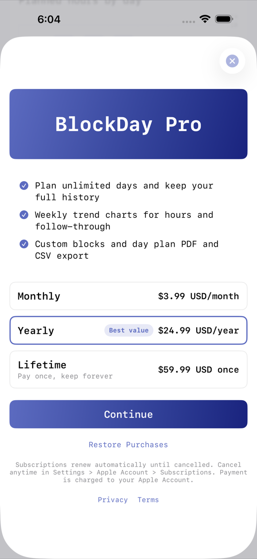 BlockDay screenshot 4