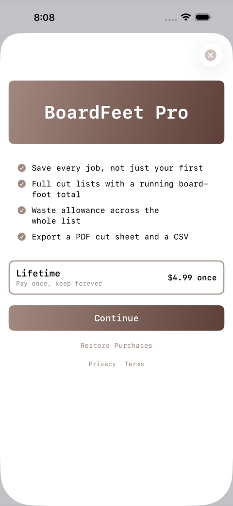 BoardFeet screenshot 4
