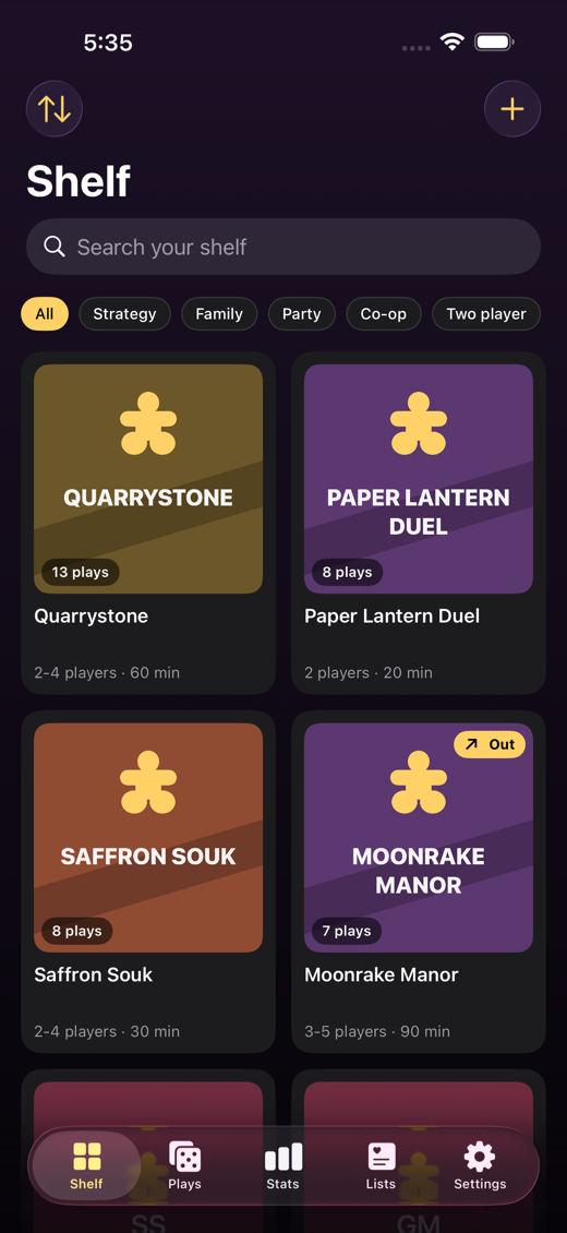 BoardShelf screenshot 1
