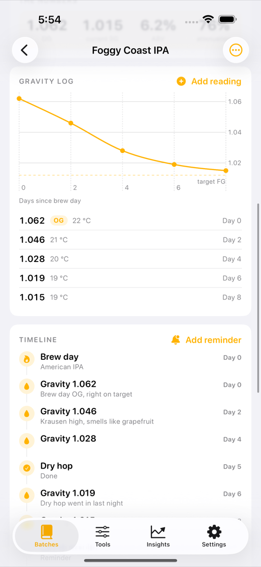 BrewBatch screenshot 2