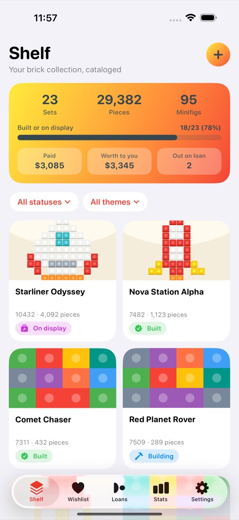 BrickShelf screenshot 1