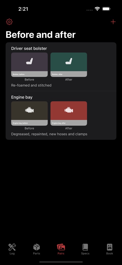 BuildSheet screenshot 3