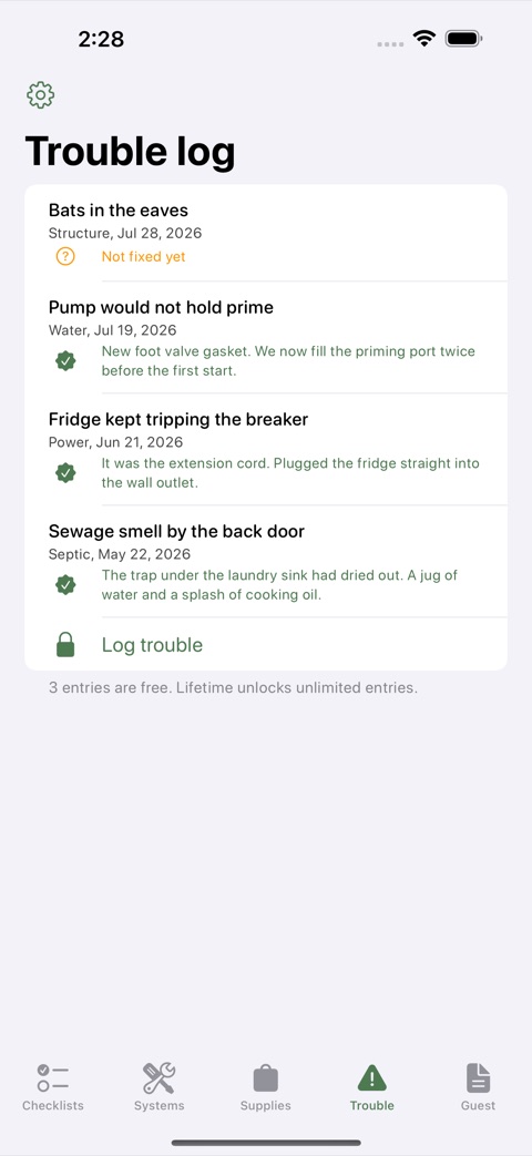 CabinBook screenshot 3