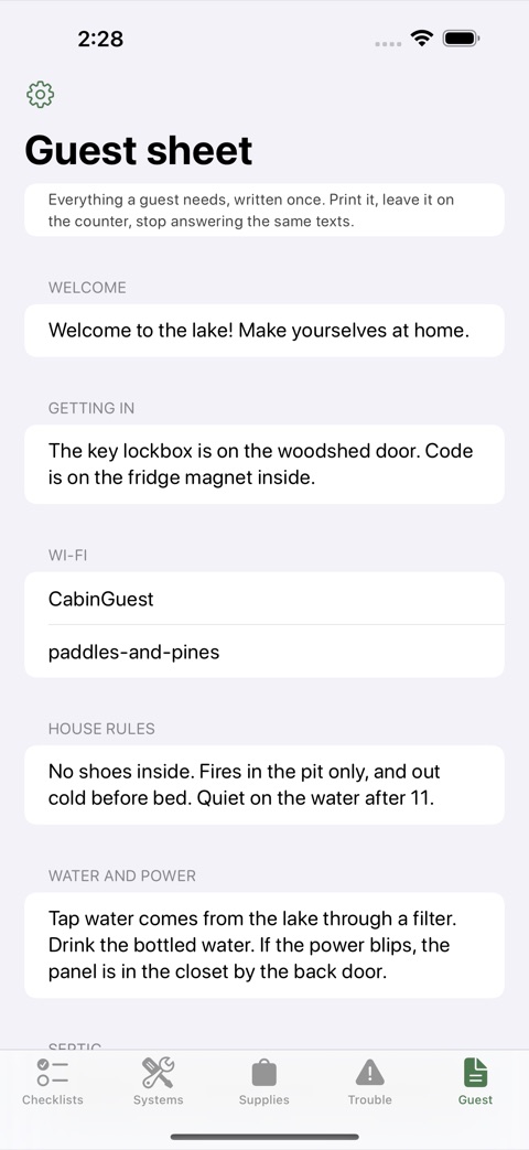 CabinBook screenshot 4