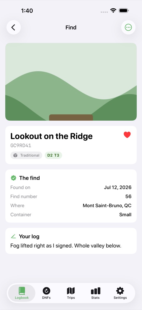 CacheTrail screenshot 2