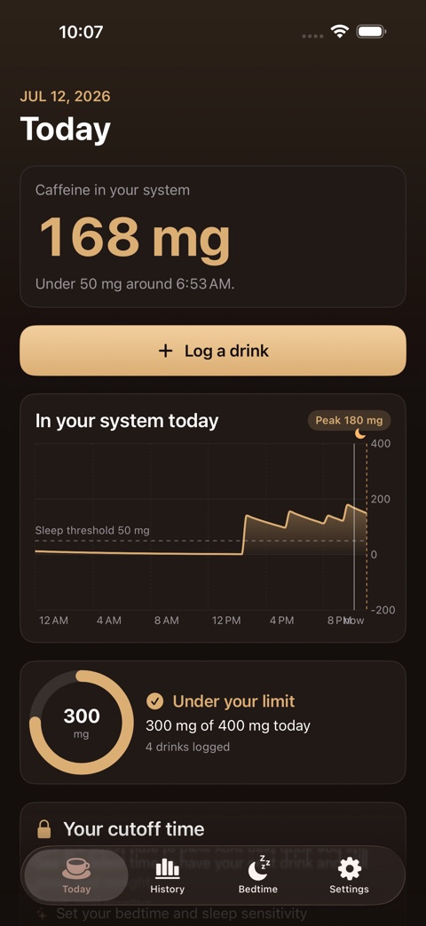 CaffCutoff screenshot 1
