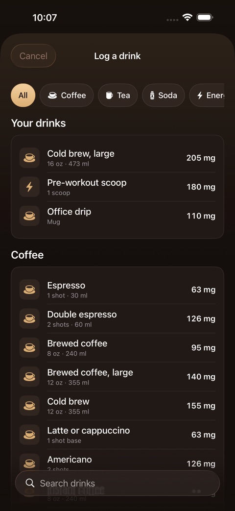 CaffCutoff screenshot 2