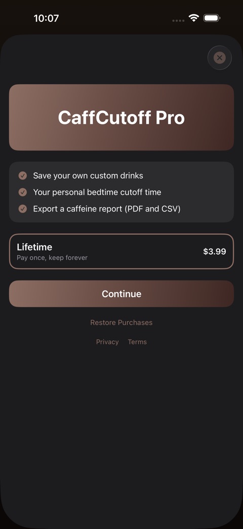 CaffCutoff screenshot 4