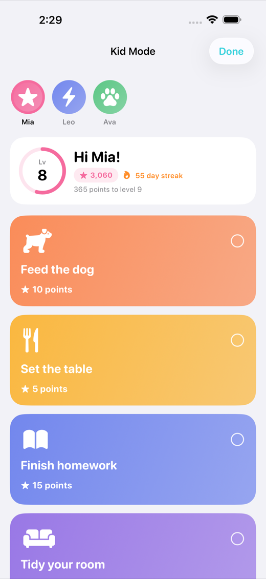 ChoreQuest screenshot 2