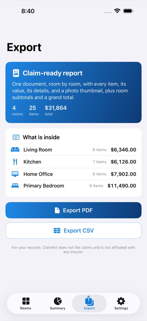 ClaimKit screenshot 5