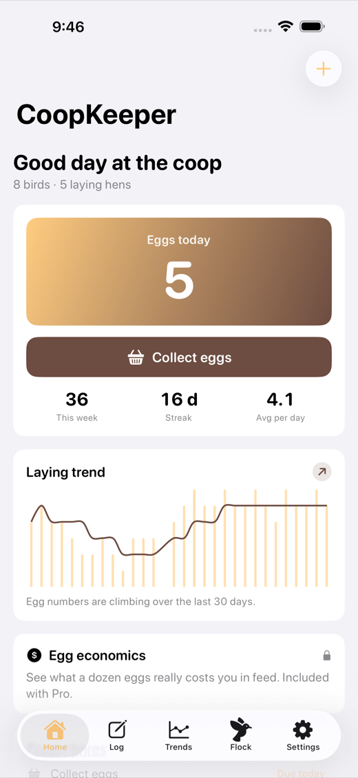 CoopKeeper screenshot 1