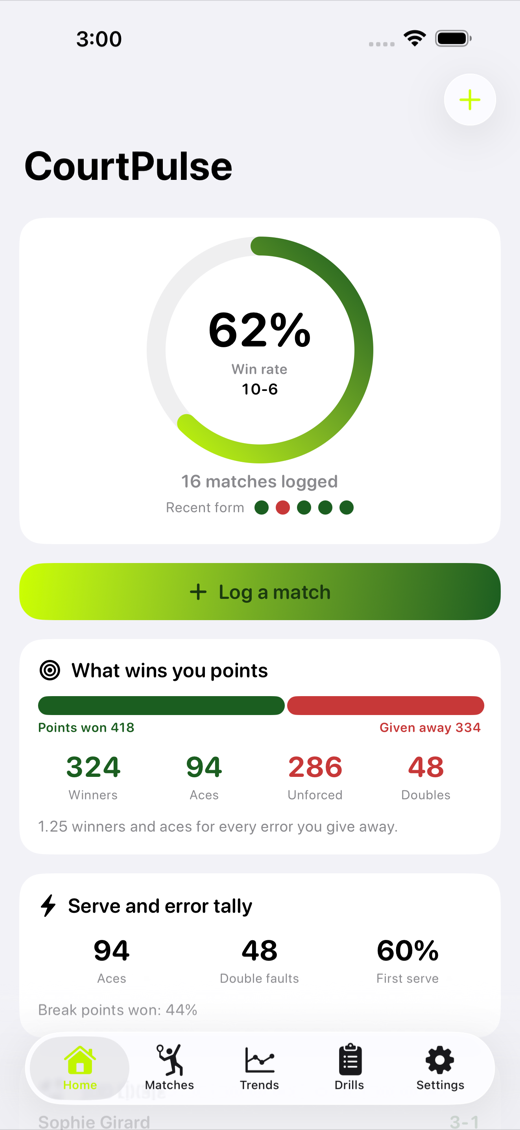 CourtPulse screenshot 1