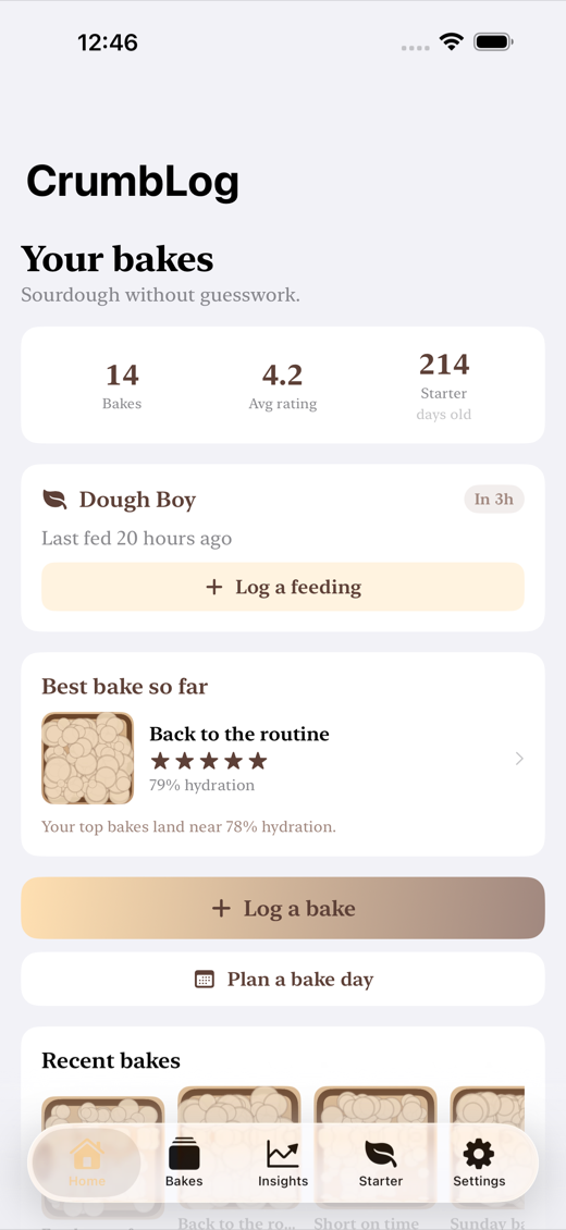 CrumbLog screenshot 1