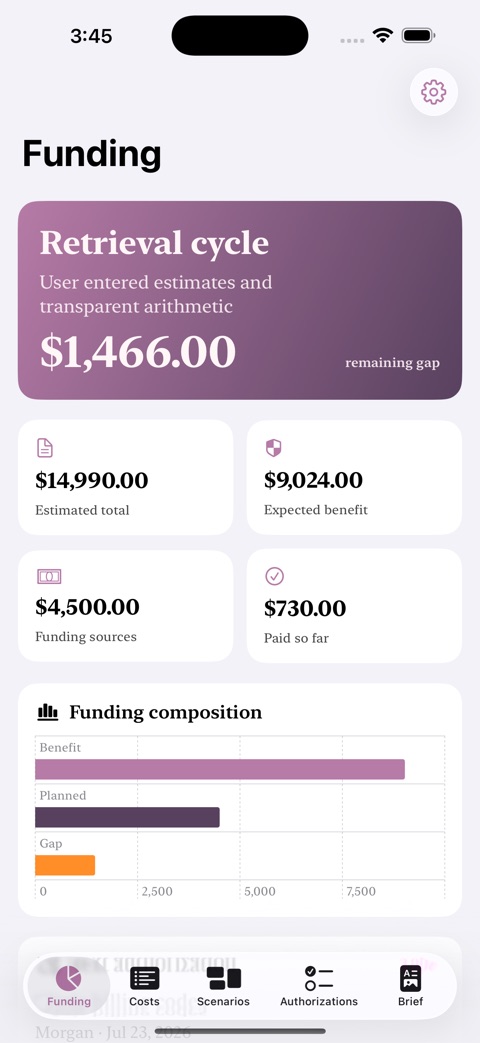 CycleFund screenshot 1