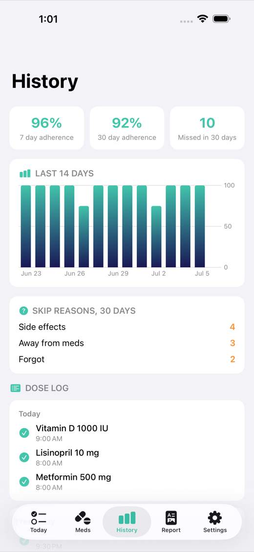 DoseDay screenshot 3