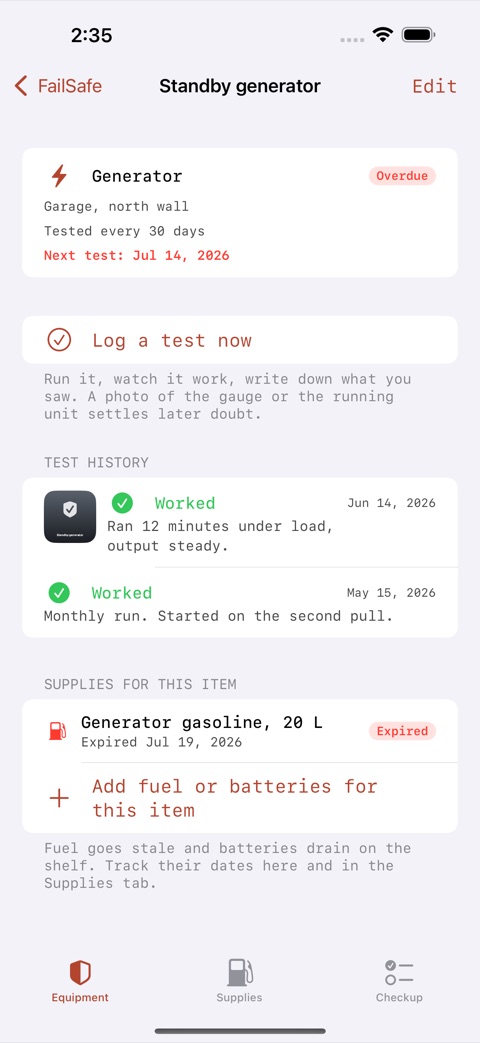 FailSafe screenshot 2