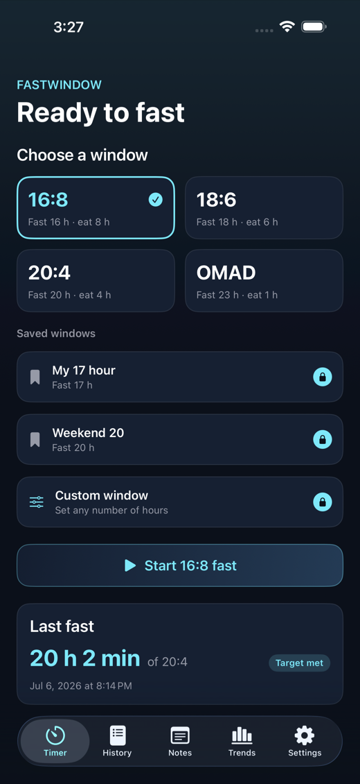 FastWindow screenshot 2