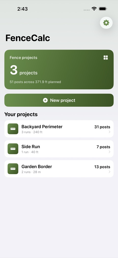 FenceCalc screenshot 1
