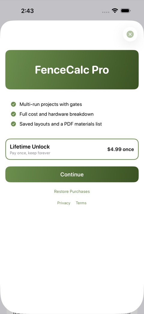 FenceCalc screenshot 4