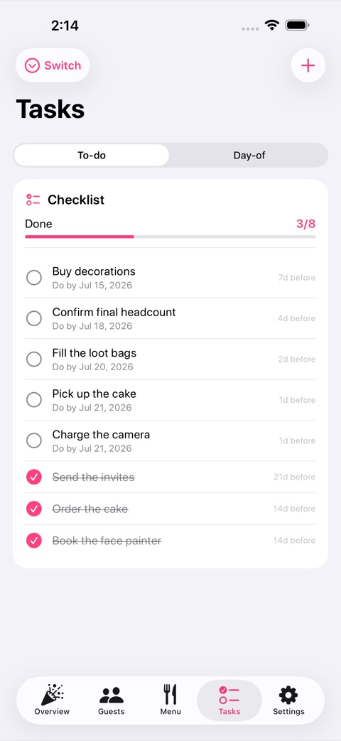 FeteList screenshot 3