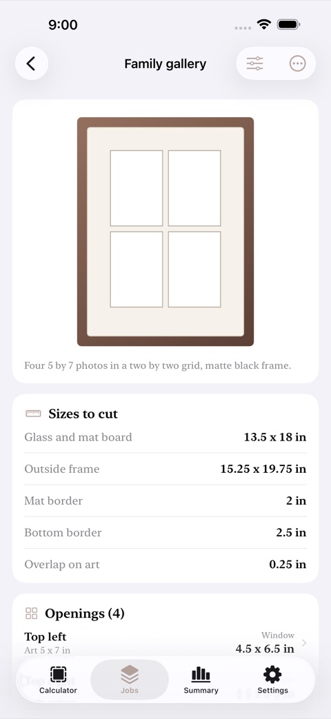 FrameMat screenshot 2