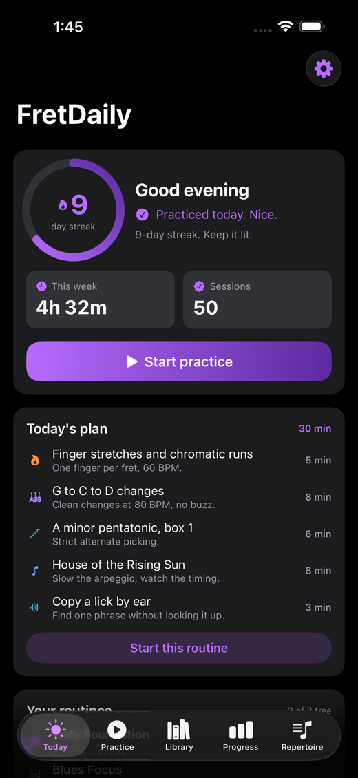 FretDaily screenshot 1
