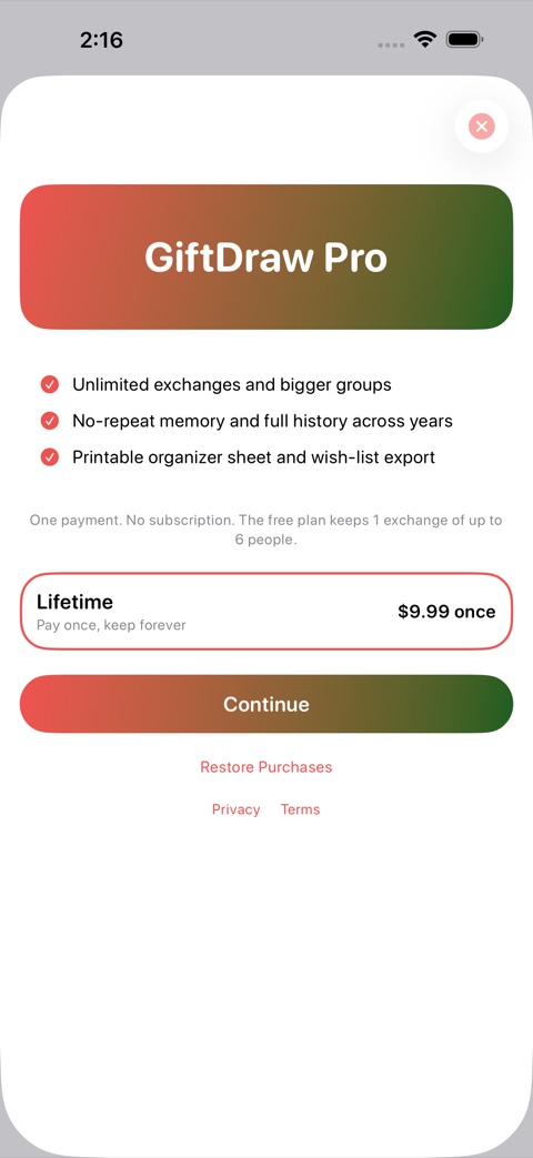 GiftDraw screenshot 4