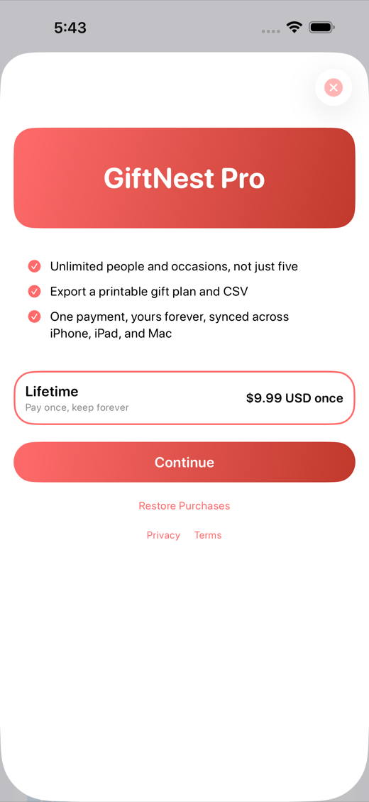 GiftNest screenshot 4