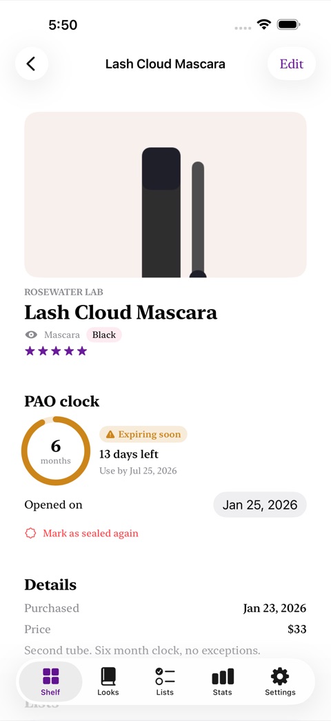 GlamShelf screenshot 2