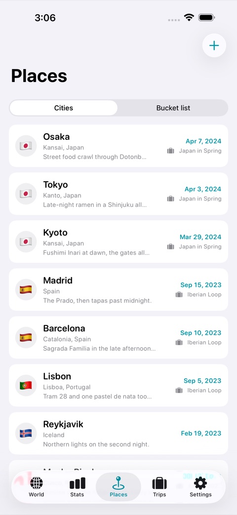 GlobeTally screenshot 2