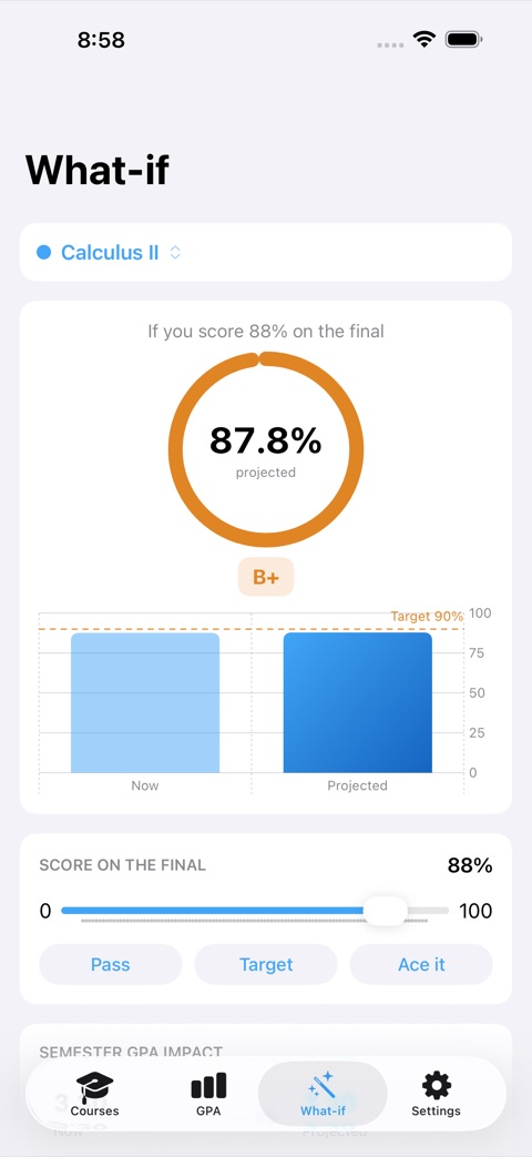 GradeCalc screenshot 5