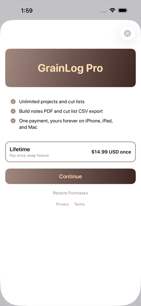 GrainLog screenshot 4