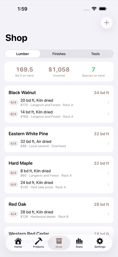 GrainLog screenshot 5