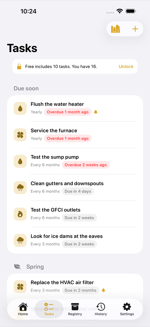 HavenLog screenshot 2