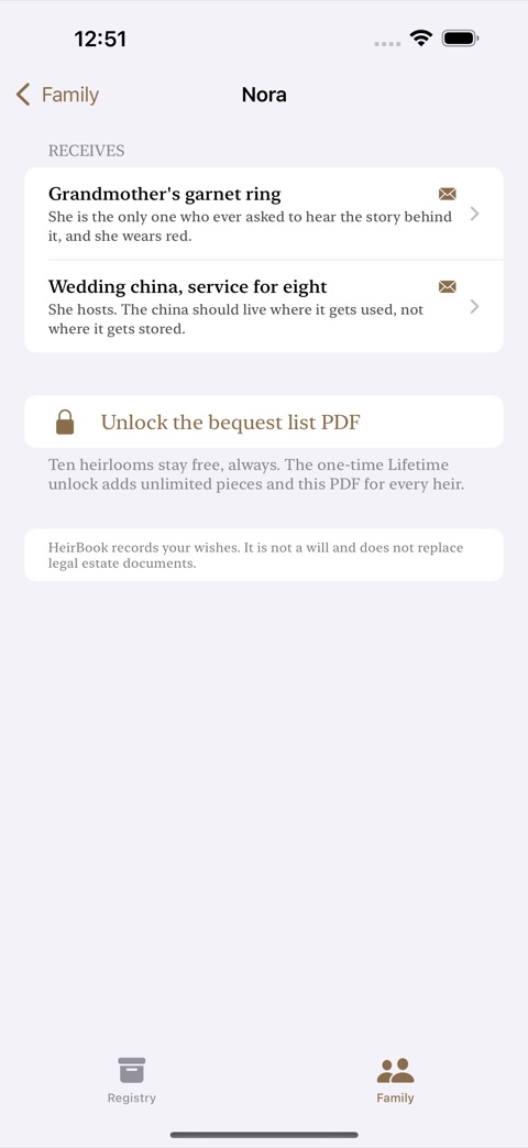HeirBook screenshot 4