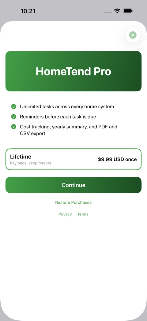 HomeTend screenshot 4