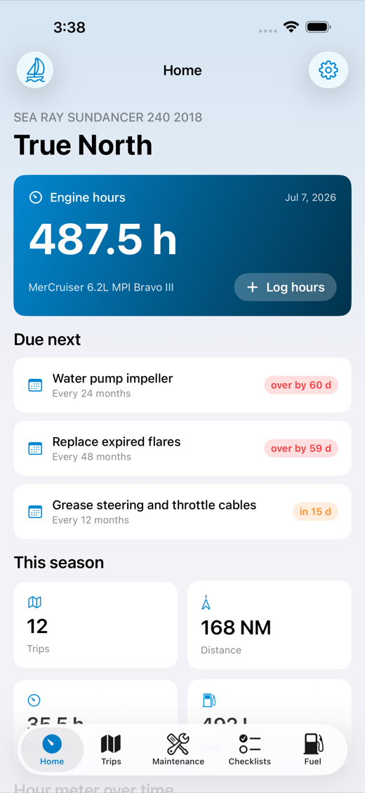 HullBook screenshot 1