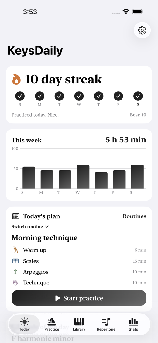 KeysDaily screenshot 1