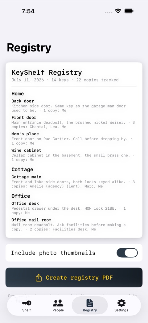 KeyShelf screenshot 5