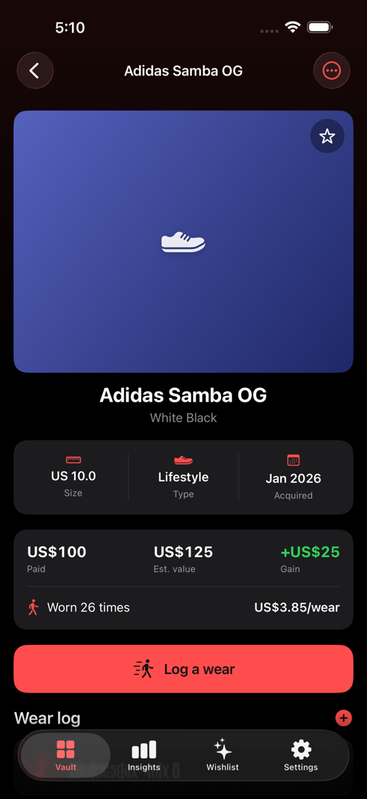 KicksVault screenshot 2