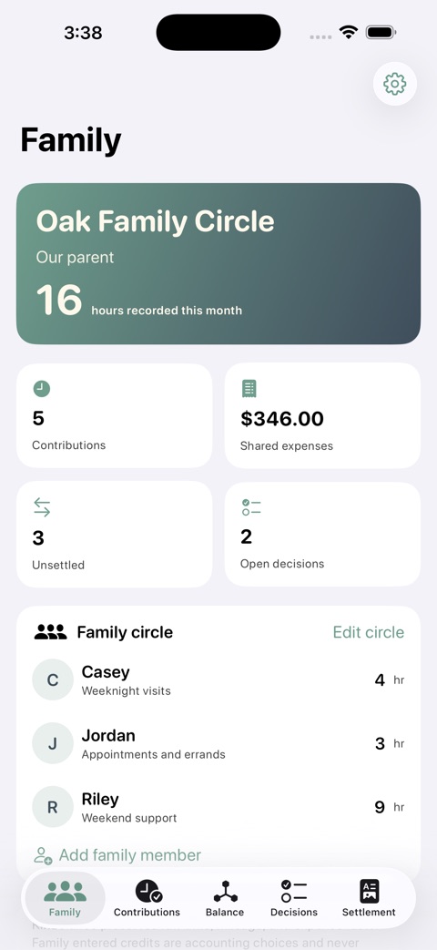 KinBalance screenshot 1