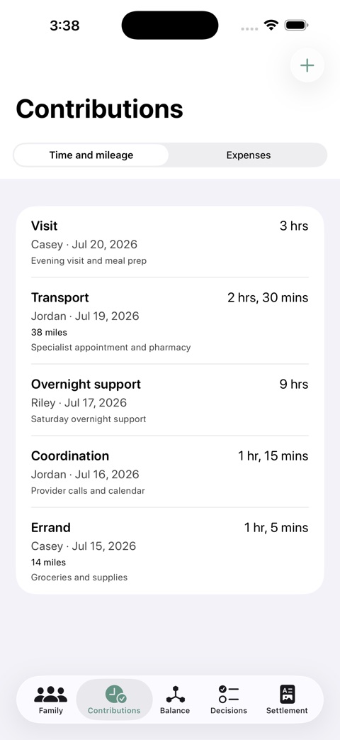 KinBalance screenshot 2