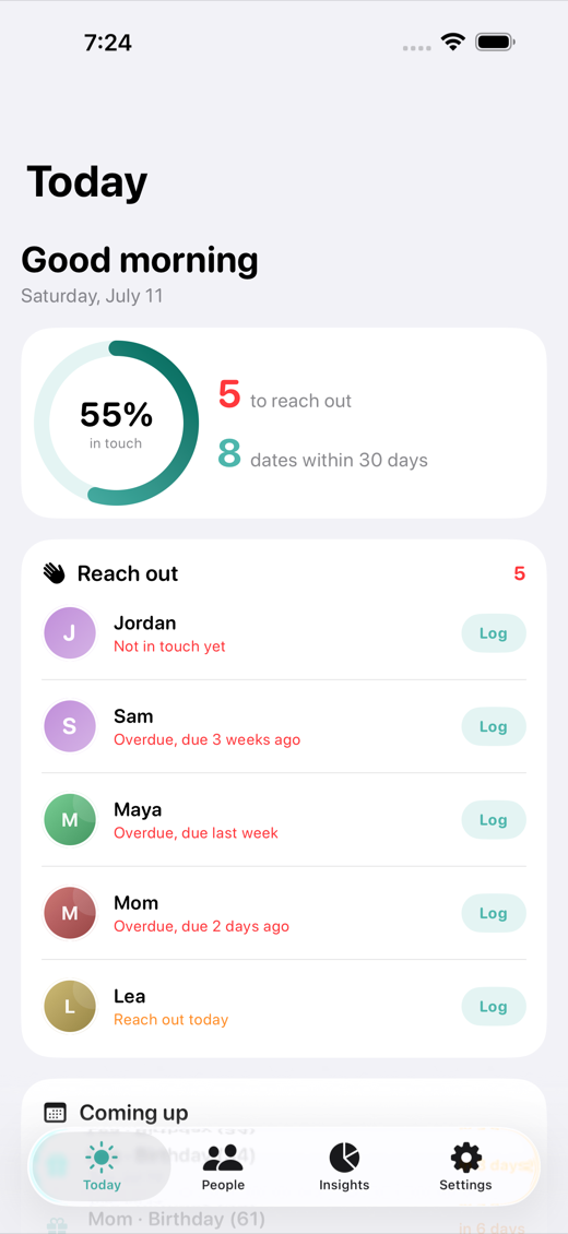 KinKeeper screenshot 1