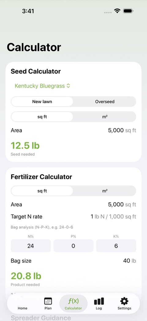 LawnPlan screenshot 3