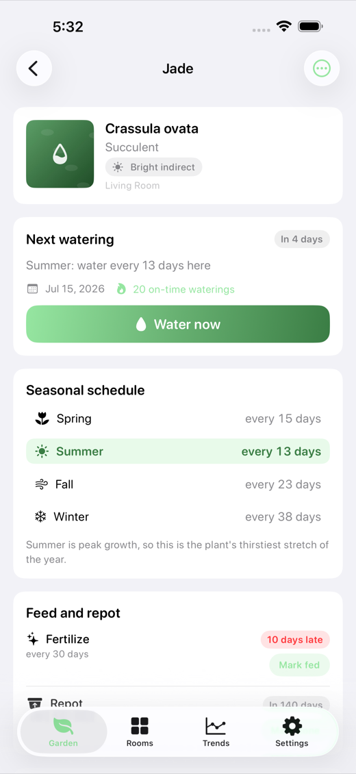LeafTend screenshot 2