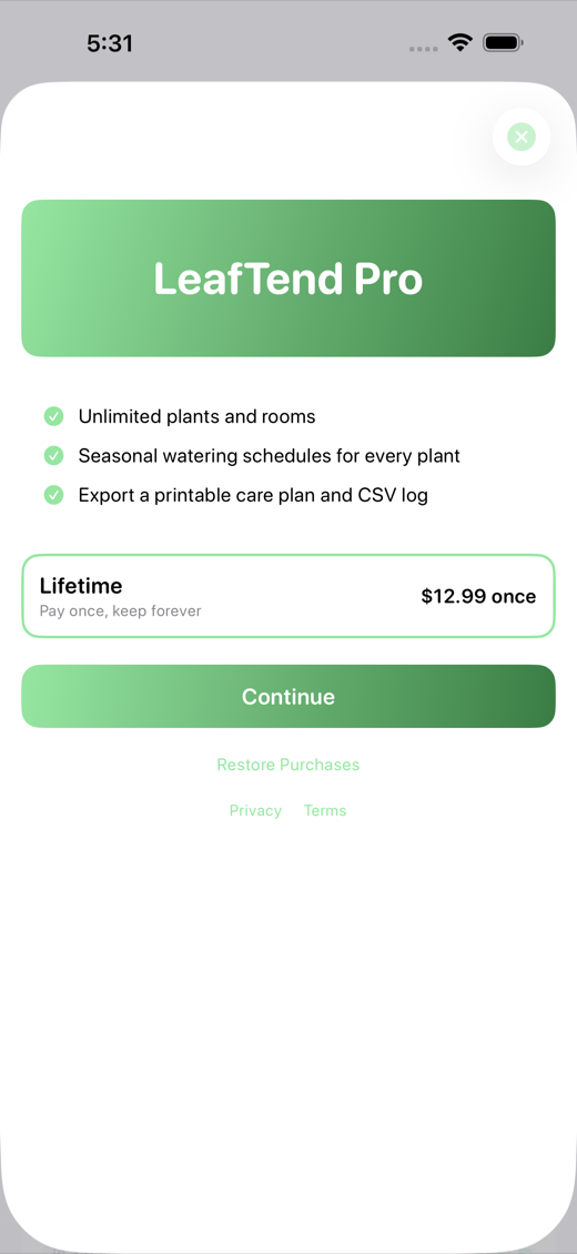 LeafTend screenshot 4