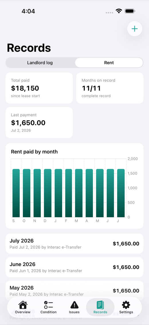 LeaseNotes screenshot 3